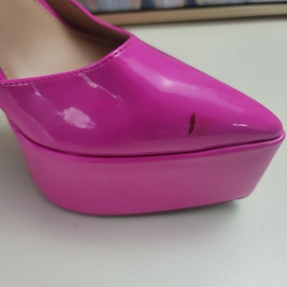 Steve Madden Prompt Platform In Fuschia Patent, 7 - Picture 7 of 16